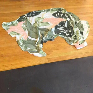 Virginia Wolf Tropical Multi Wear Tropical Palm Sarong Wrap Scarf One Size